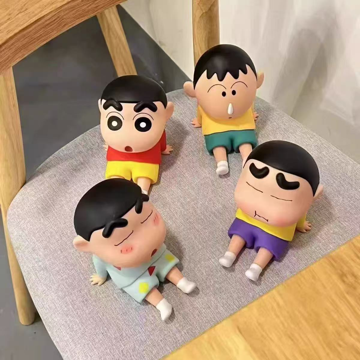 Phone Accessories Toys - Crayon Shin-Chan Figures Phone Holder Kawaii