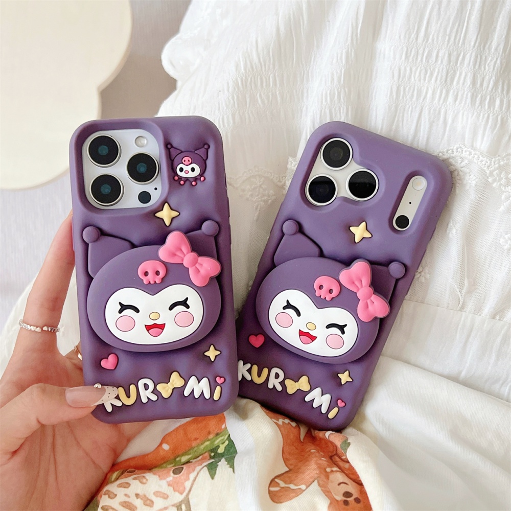 Phone Accessory - Cartoon Sanrio Cute 3D Cartoon Kuromi