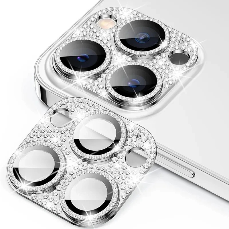 Phone Accessories Unique - 3D Rhinestone Diamond Glitter Camera Lens