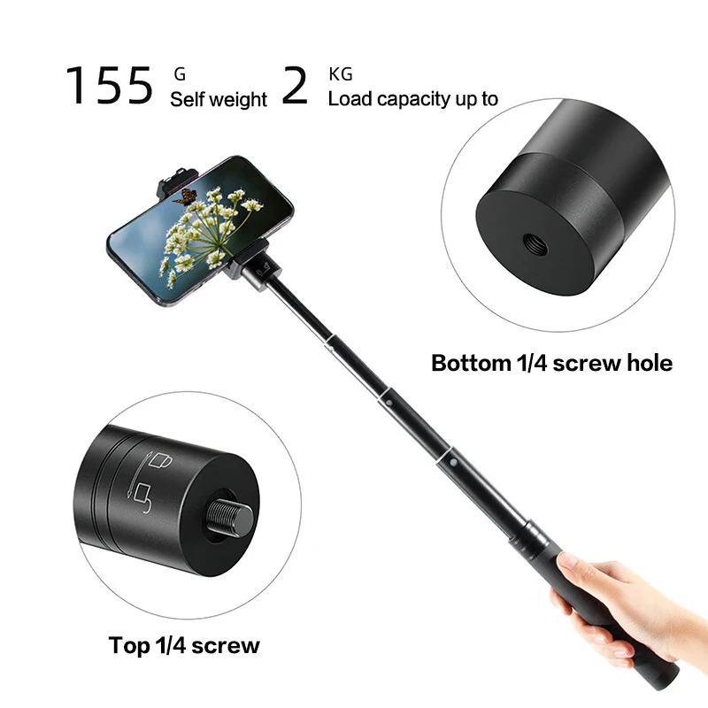 Phone Accessories Video - 73cm Telescopic Selfie Stick Handheld Extension