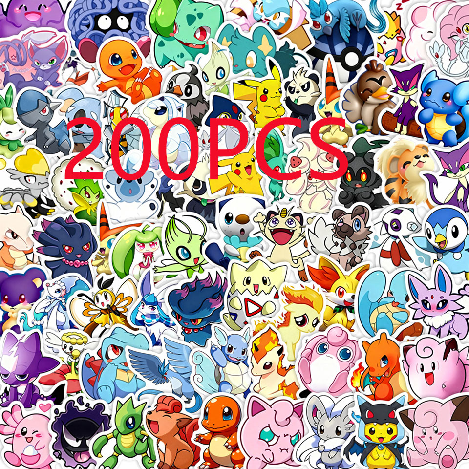 100/200pcs Pokemon Anime Stick - Phone Accessories Toys recensione e prezzo