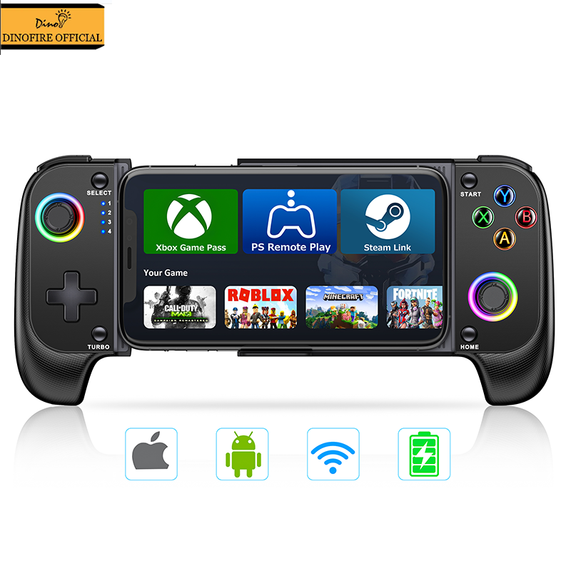 DinoFire Cell Phone Gamepad Jo - Gaming Trigger Phone recensione e prezzo