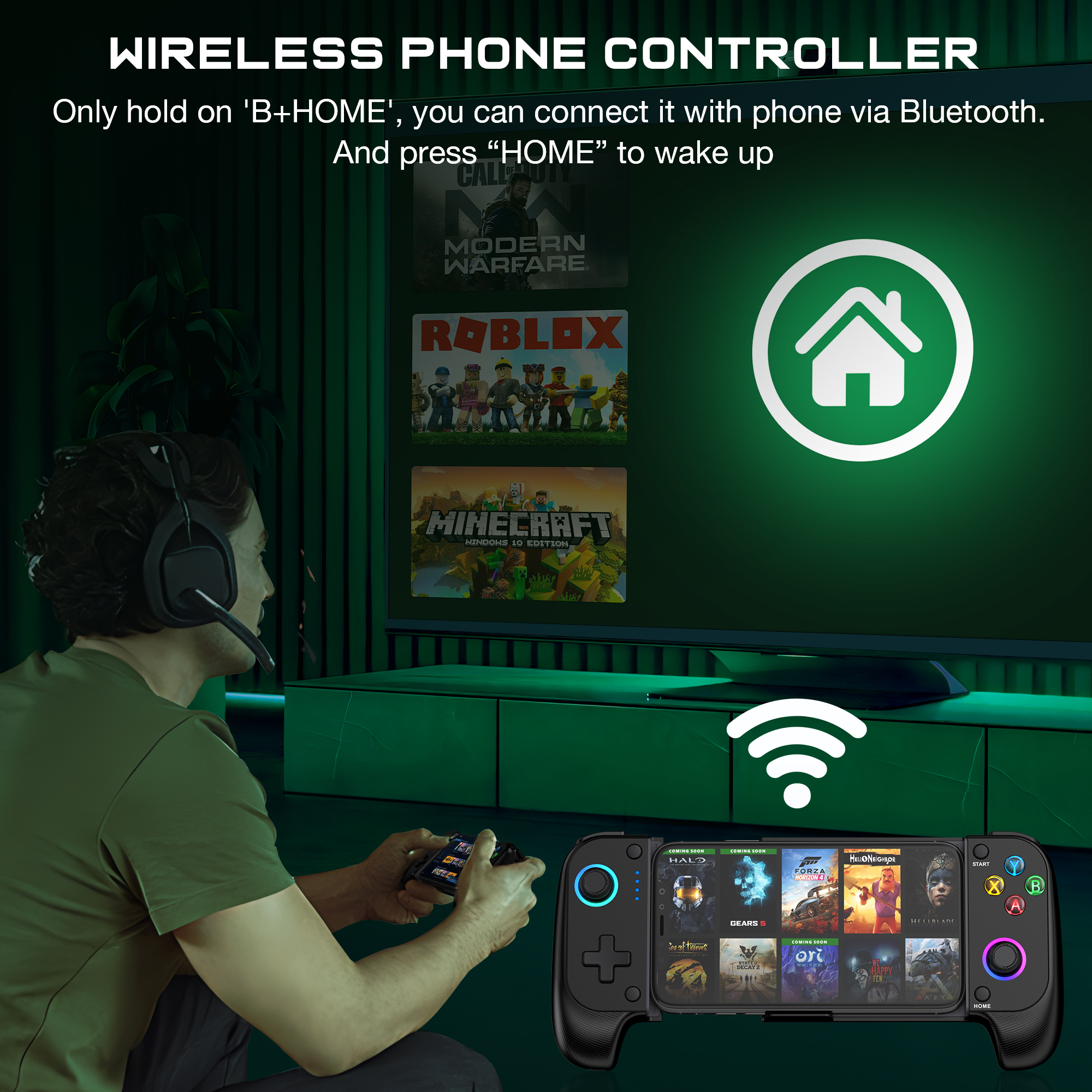 DinoFire Cell Phone Gamepad Jo - Gaming Trigger Phone recensione e prezzo