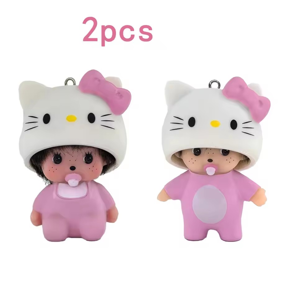 Hello Kitty Keychain Monchhich - Phone Accessories Doll recensione e prezzo