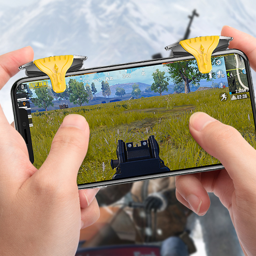 F01 1 Pair Plastic PUBG Mobile - Gaming Trigger Phone recensione e prezzo