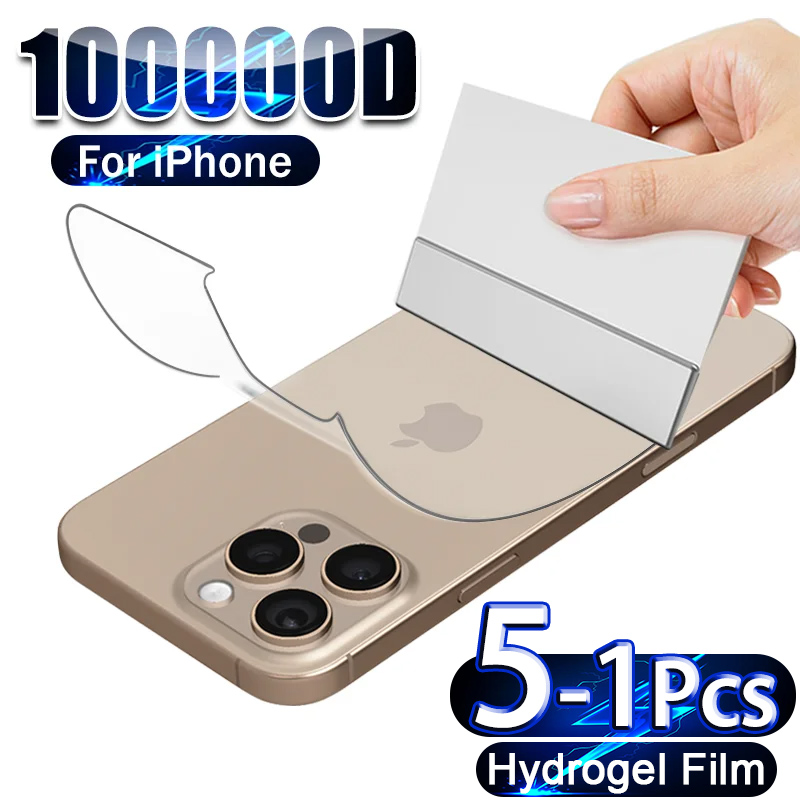 5-1Pcs Hydrogel Film For iPhon - Phone Accessories Unique recensione e prezzo