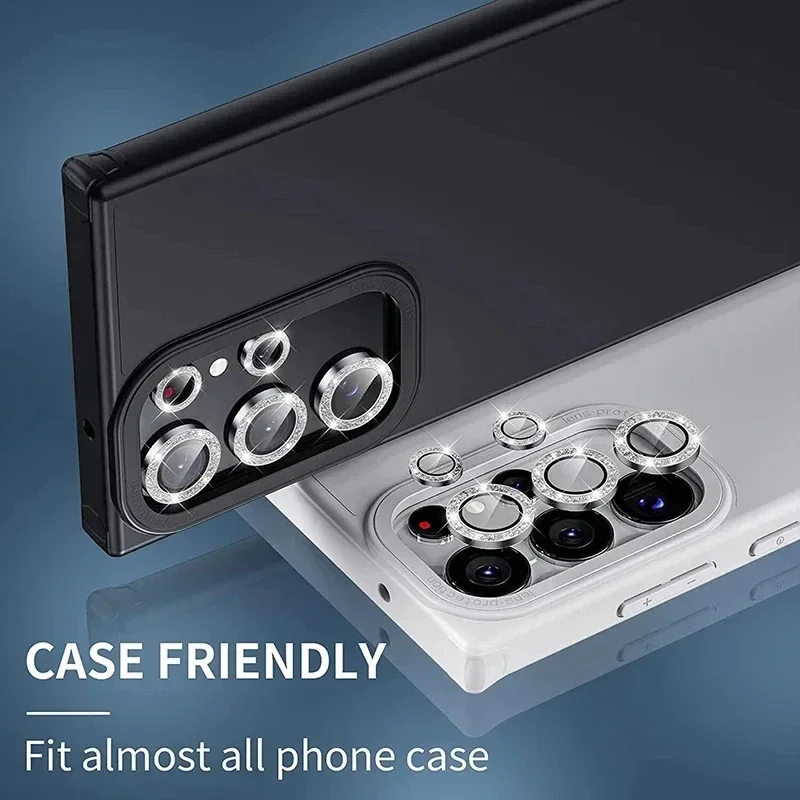 Glitter Metal Ring Camera Lens - Phone Accessories For Android recensione e prezzo