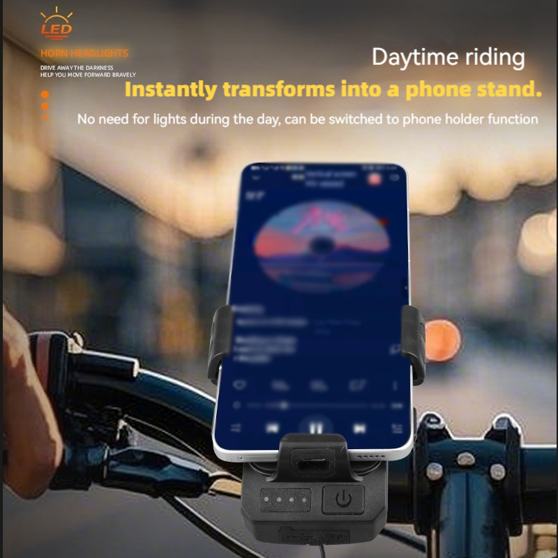 Bicycle Front Light with Horn  - Phone Zone Accessories recensione e prezzo