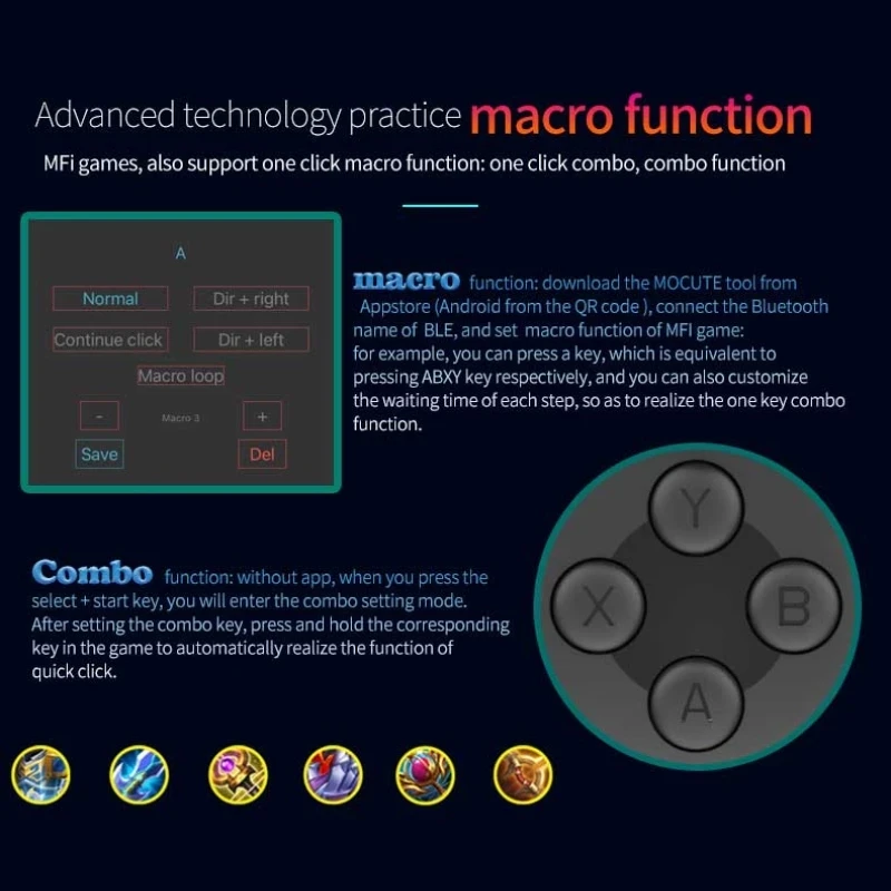 Cell Phone Gamepad Joystick Fo - Gaming Trigger Phone recensione e prezzo