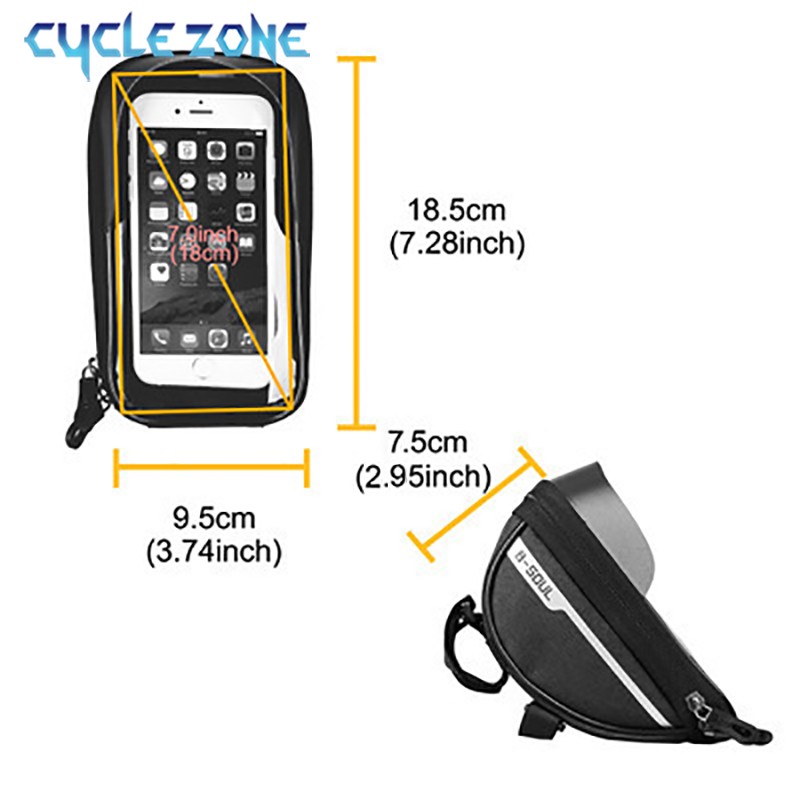 Mountain Bicycle Bag Touch Scr - Phone Zone Accessories recensione e prezzo