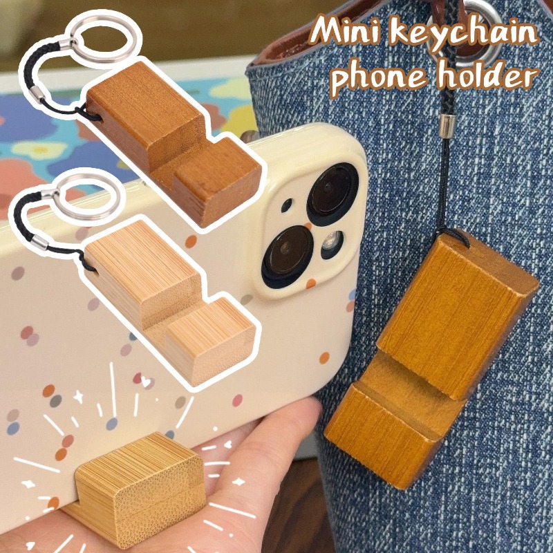 2/1pcs Phone Stand Keychain Ba - Phone Accessories Video recensione e prezzo