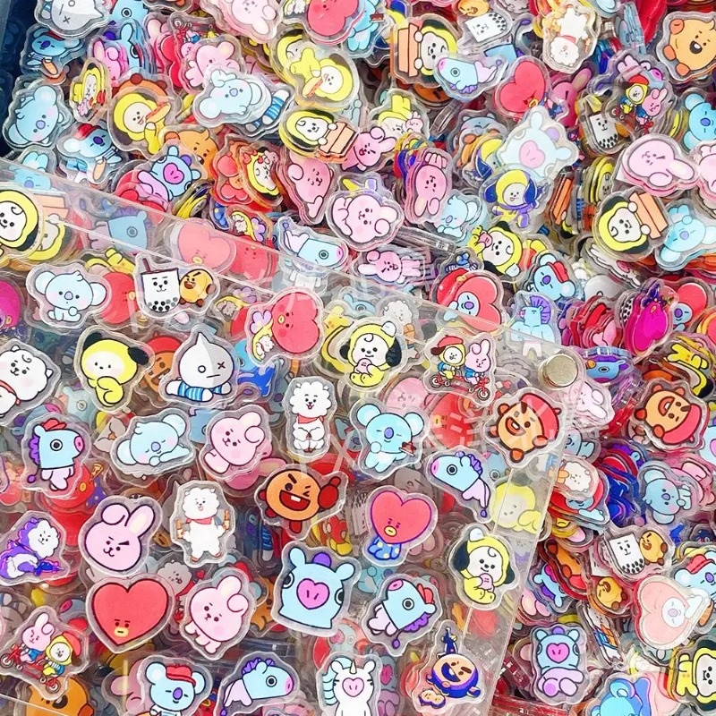 60PCS 2CM Kawaii BT21 Acrylic  - Phone Accessories Toys recensione e prezzo