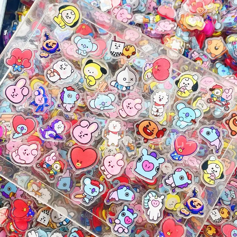 60PCS 2CM Kawaii BT21 Acrylic  - Phone Accessories Toys recensione e prezzo