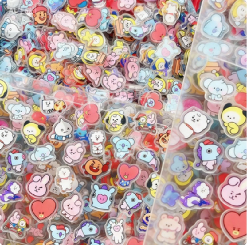 60PCS 2CM Kawaii BT21 Acrylic  - Phone Accessories Toys recensione e prezzo