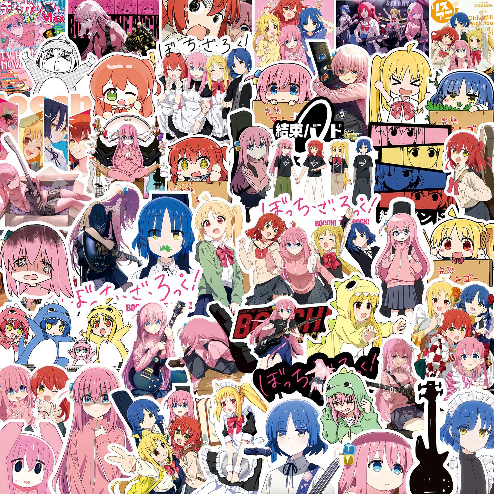 50Pcs Anime BOCCHI THE ROCK! S - Phone Accessories Toys recensione e prezzo