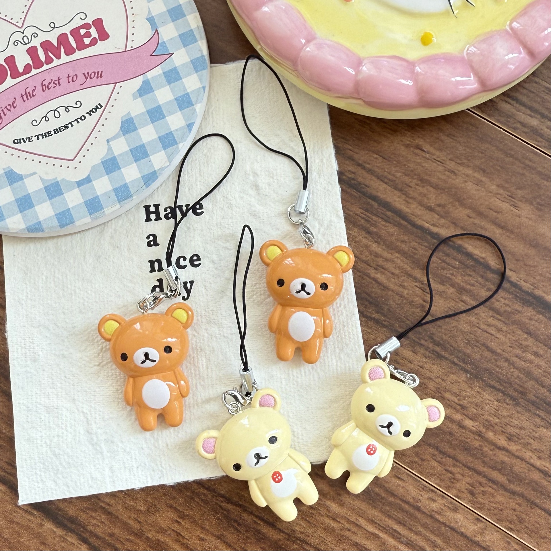 2pcs/set Kawaii Rilakkuma Easy - Phone Accessories Doll recensione e prezzo