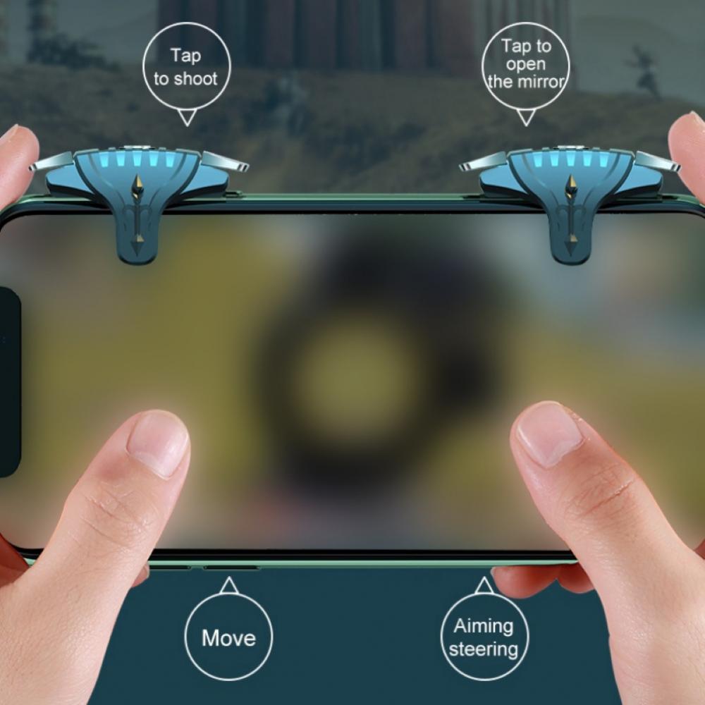 2Pcs F01 Metal Buttons Mobile  - Gaming Trigger Phone recensione e prezzo