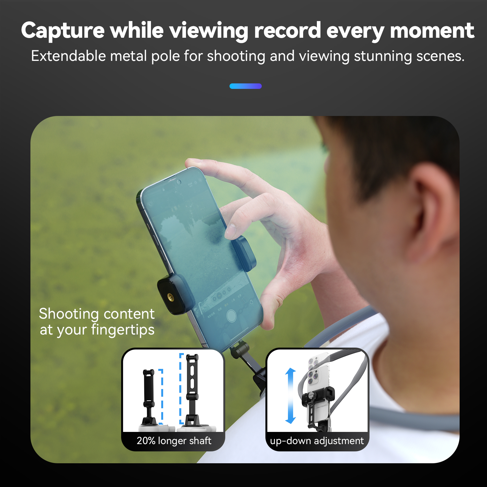 TELESIN Neck Mount Phone Clip  - Phone Accessories Unique recensione e prezzo