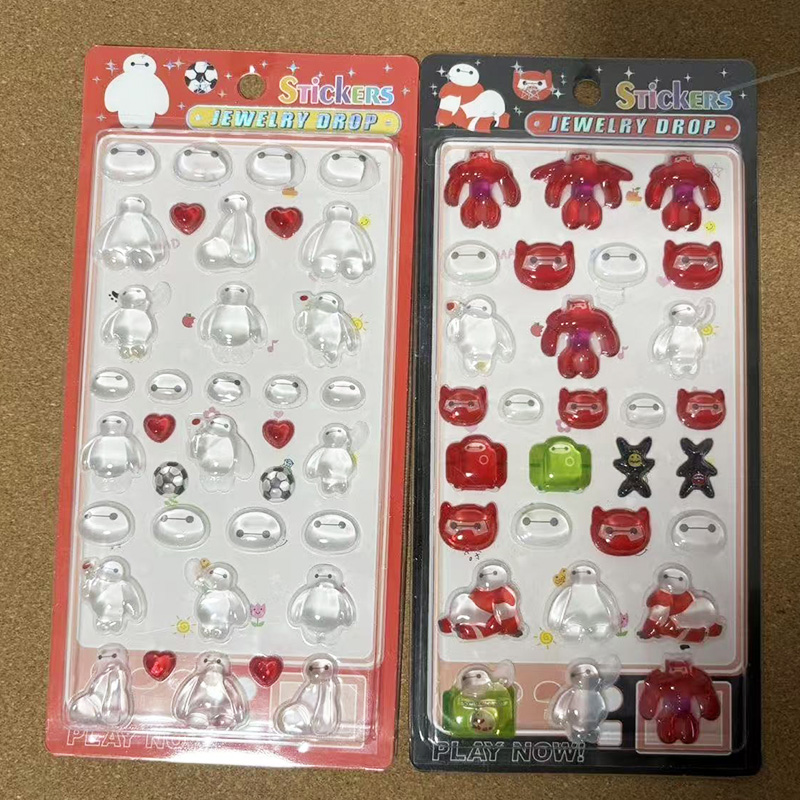 2 Pcs Disney Baymax 3D Relief  - Phone Accessories Toys recensione e prezzo