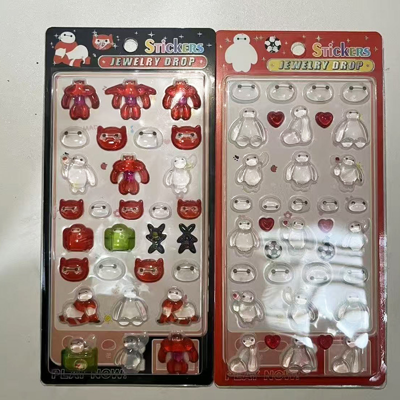 2 Pcs Disney Baymax 3D Relief  - Phone Accessories Toys recensione e prezzo