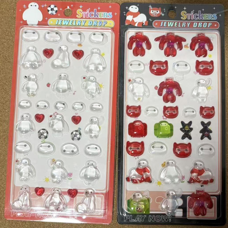 2 Pcs Disney Baymax 3D Relief  - Phone Accessories Toys recensione e prezzo